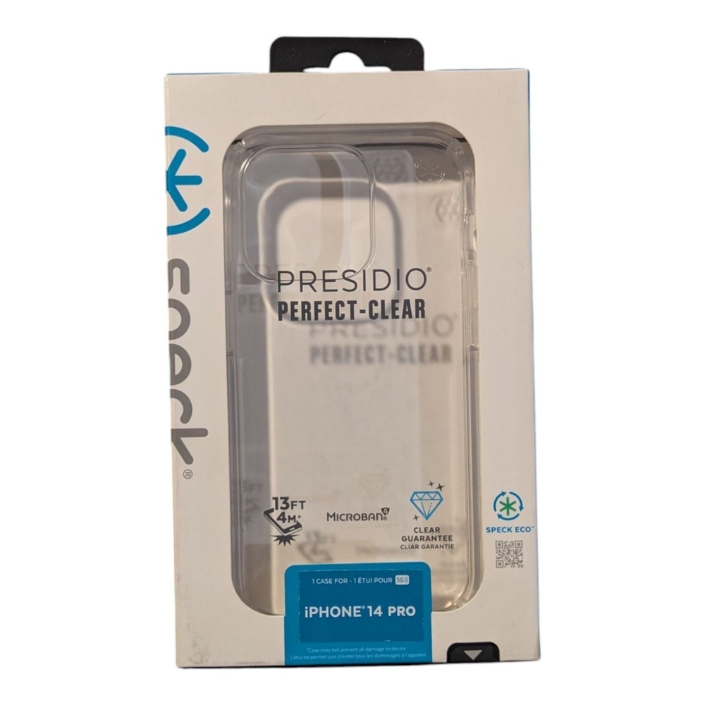D6. Speck Presidio Perfect-clear Case For Apple iPhone‎ 14 Pro